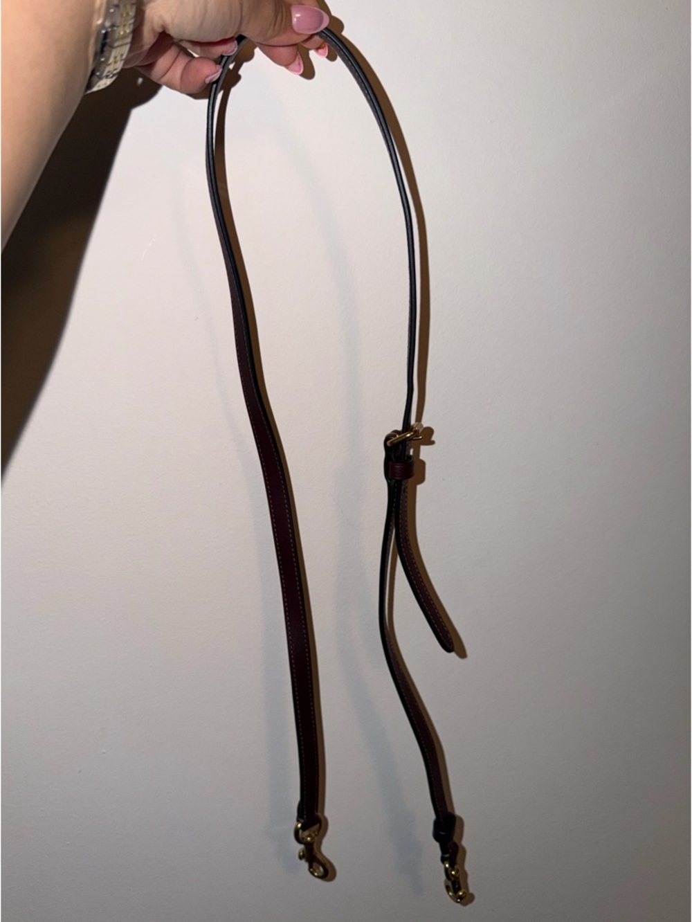 Coach Jonie 22 Bag in Black Currant Leather - Picture 6 of 6